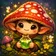 A vibrant, cartoon-style avatar depicting a cheerful fox wearing a green scarf, suitable for a friendly profile picture.
